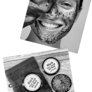 Black Face Mask And Scrub