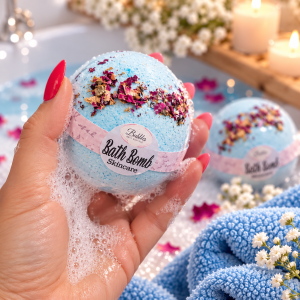 Bath Bomb Sa Laticma Od Ruže