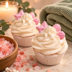 Cupcake Bath Bomb – Vanila & Bela čokolada