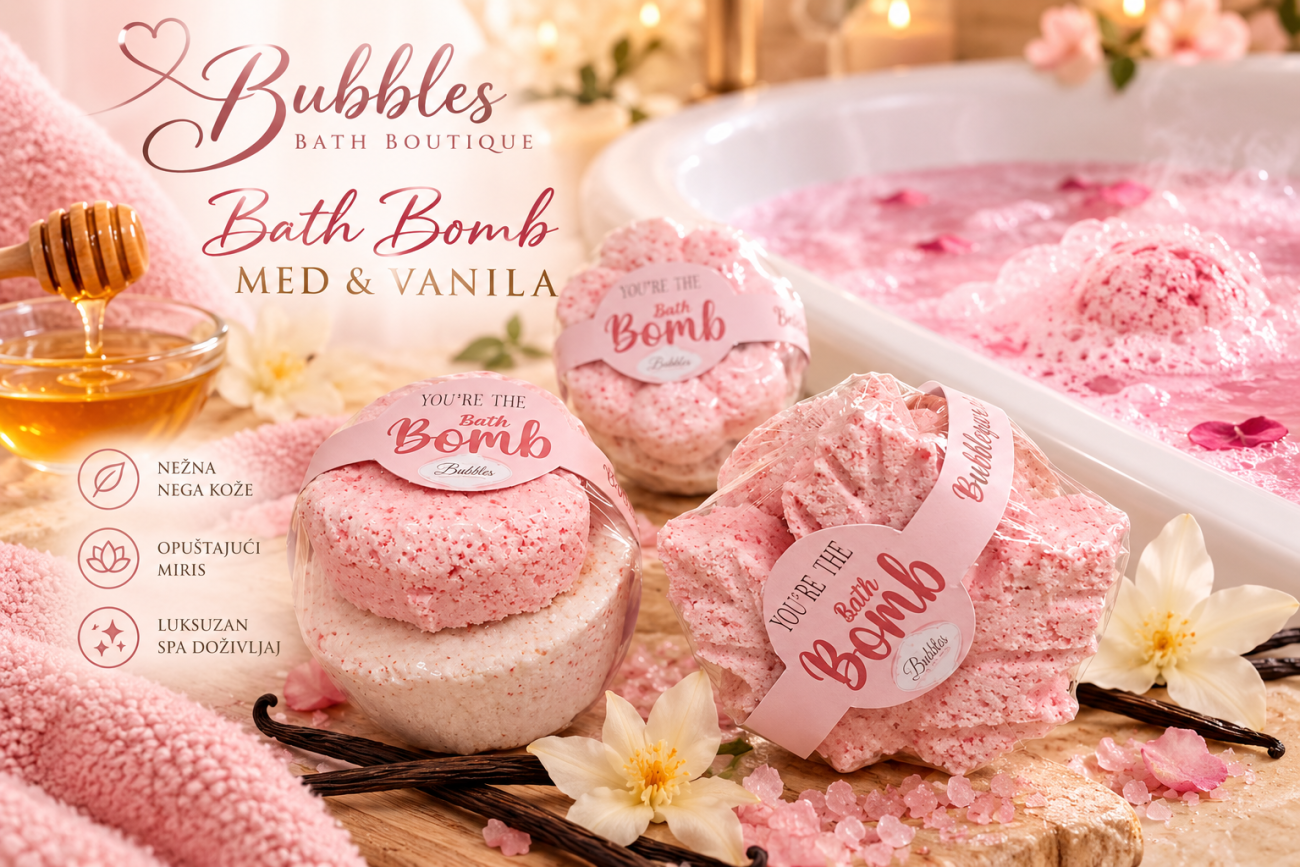 Bath Bomb – Vanila & Med