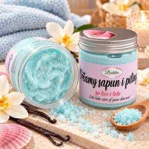 Creamy sapun & piling za lice i telo – Vanila & Med 