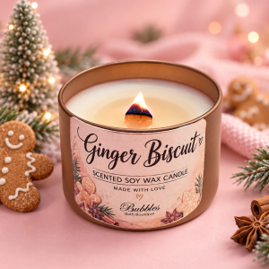 Ginger Biscuit – Mirisna božićna sveća od sojinog voska 